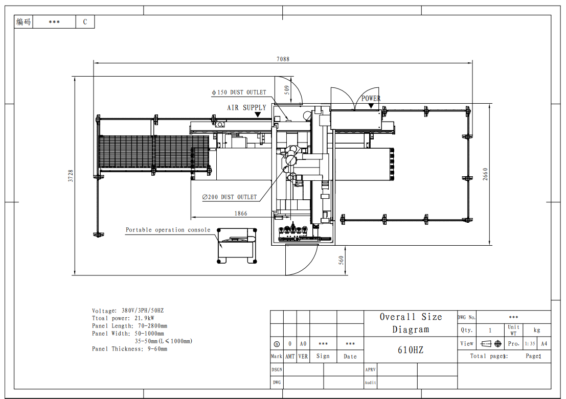 Protočna CNC mašina za obradu sa 6 strana KDT KD-610 NHZ - slika 2